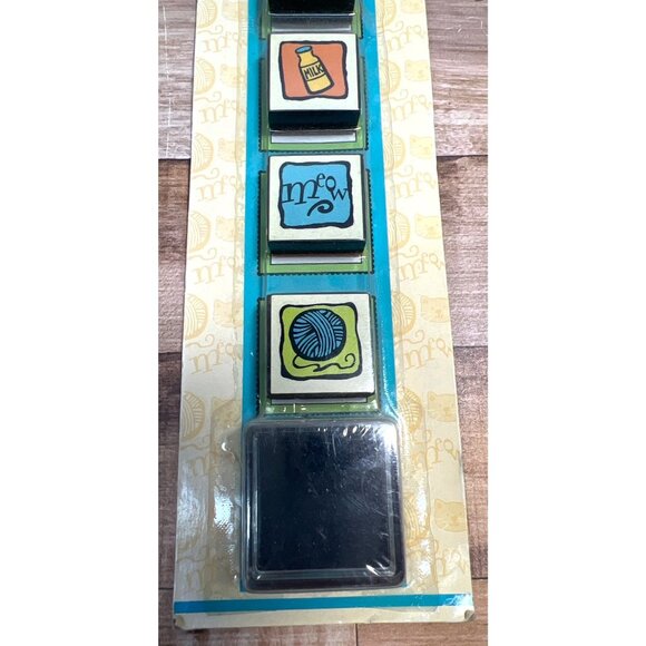 Kittens Rubber Stamp Set With Inkpad By All Night Media - Picture 3 of 4